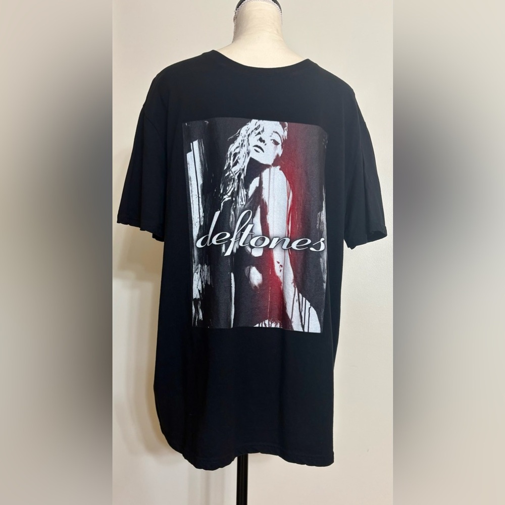 Vintage Deftones T-Shirt Rock Band Tee SZ XL